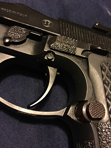 My Beretta 92X Performance SA trigger