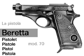Beretta pistol model 70