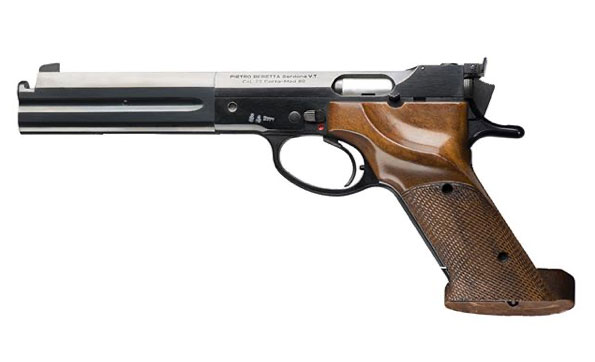 junior Italian championship in automatic pistol with a Beretta Olympic .22 short