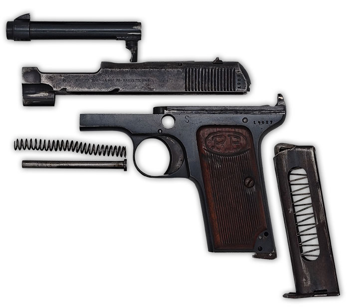 Beretta model 1917 7,65mm disass