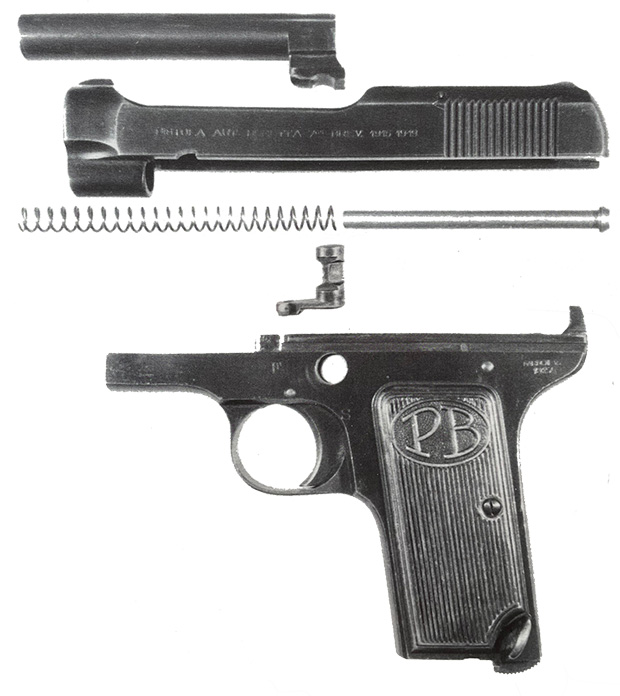 Beretta 1922 disassembled 