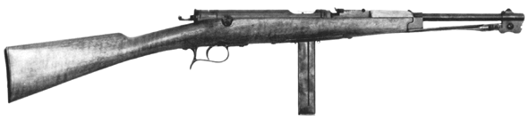 Beretta Semiautomatic Carabine Cal. 9mm Glisenti 591x135