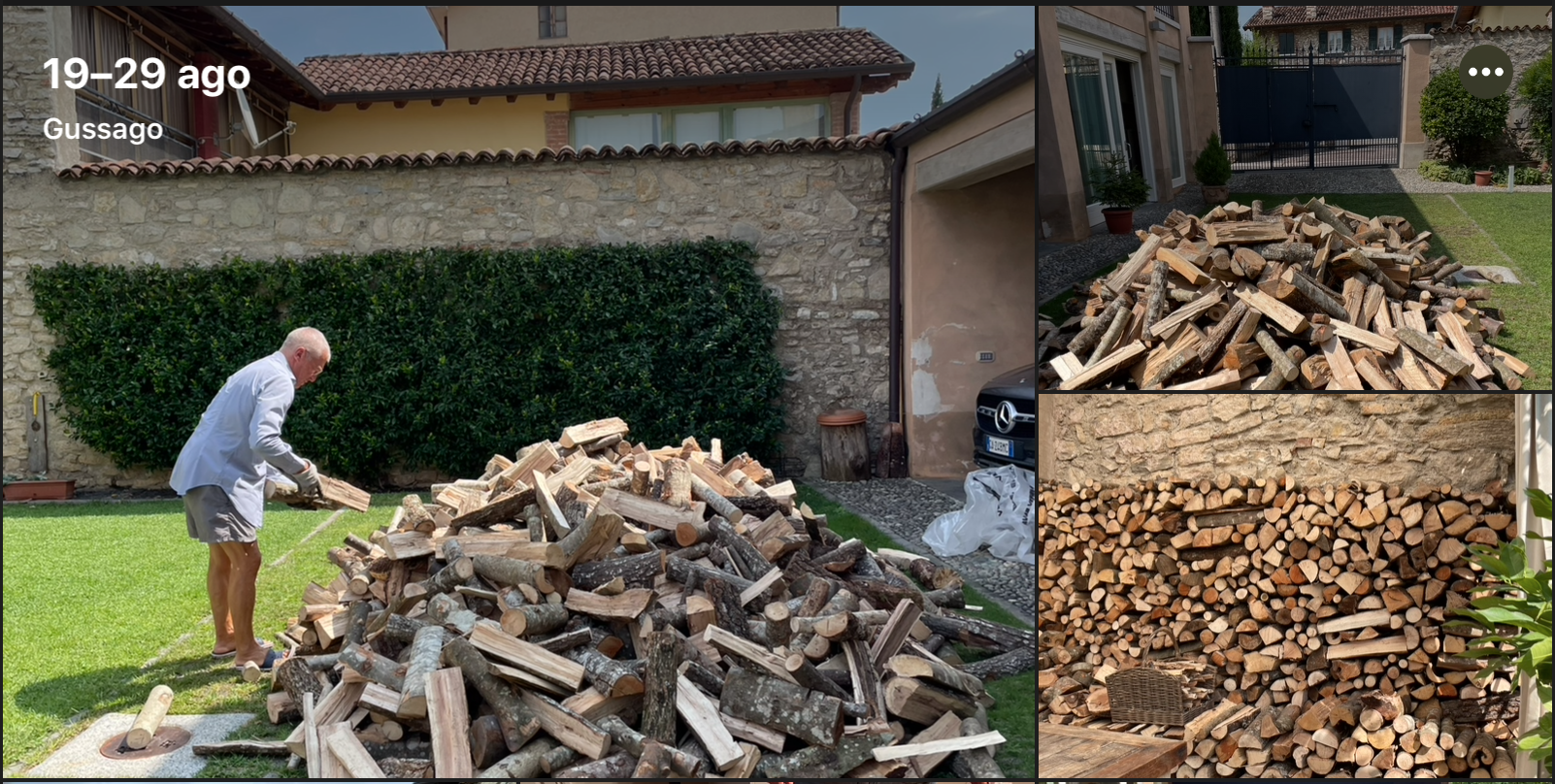 inverno, legna, gussago