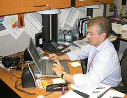 Ugo's desk at BerettaUSA worked there for 10 years
