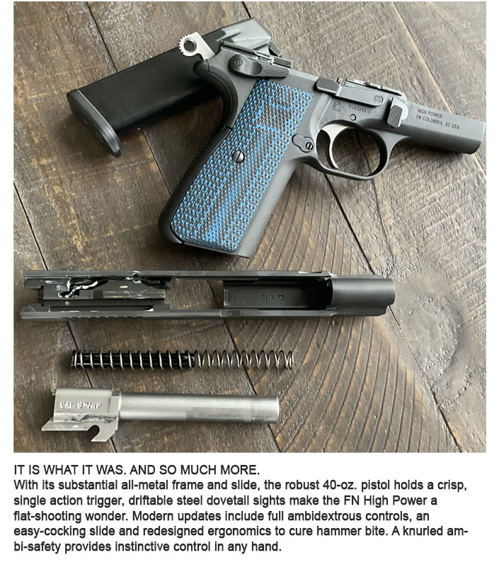 the legend browning hp metal frame