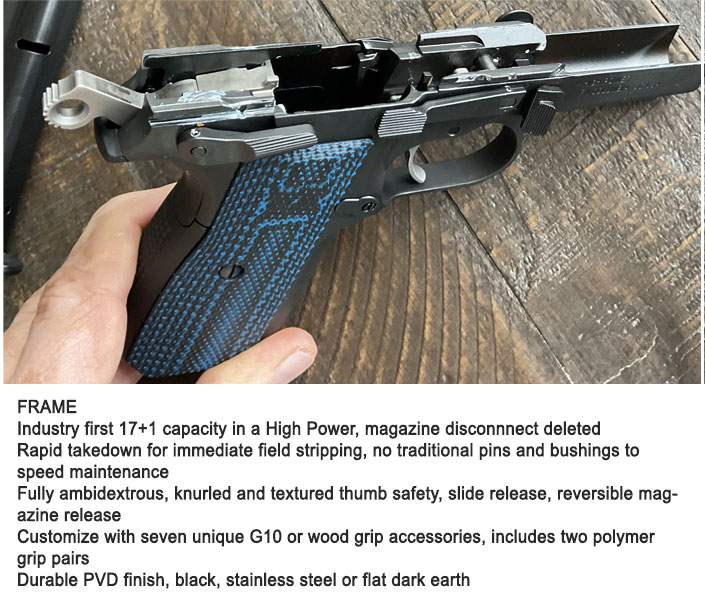 the legend browning hp frame